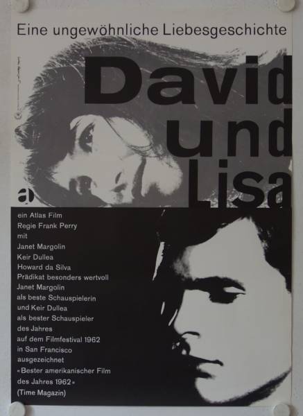 David und Lisa originales deutsches Filmplakat